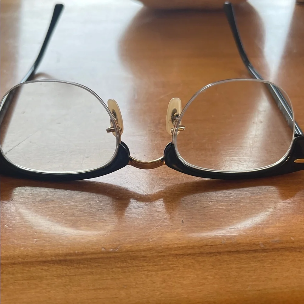 GUC. Ray-Ban 4354V Black and Gold Glasses. LENSES WILL NEED TO CHANGED